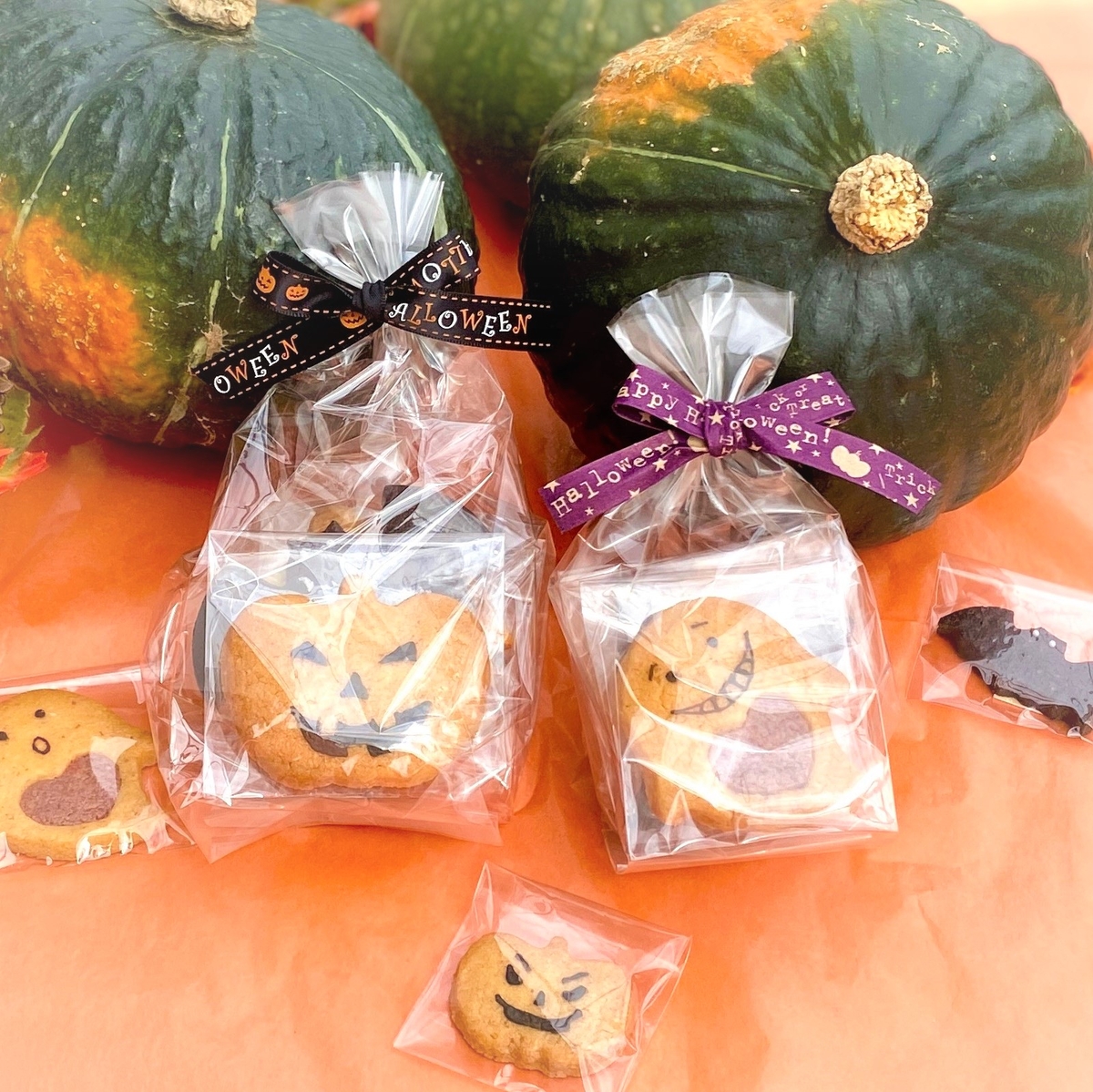 ハロウィン限定】ハロウィーン アソートクッキー5枚入り ＊Assorted